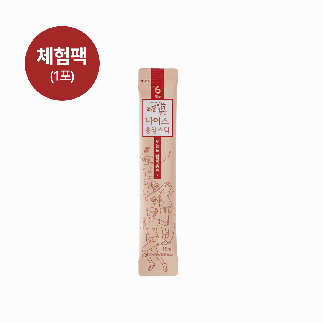 [리얼진] 체험팩 나이스 홍삼스틱 1포